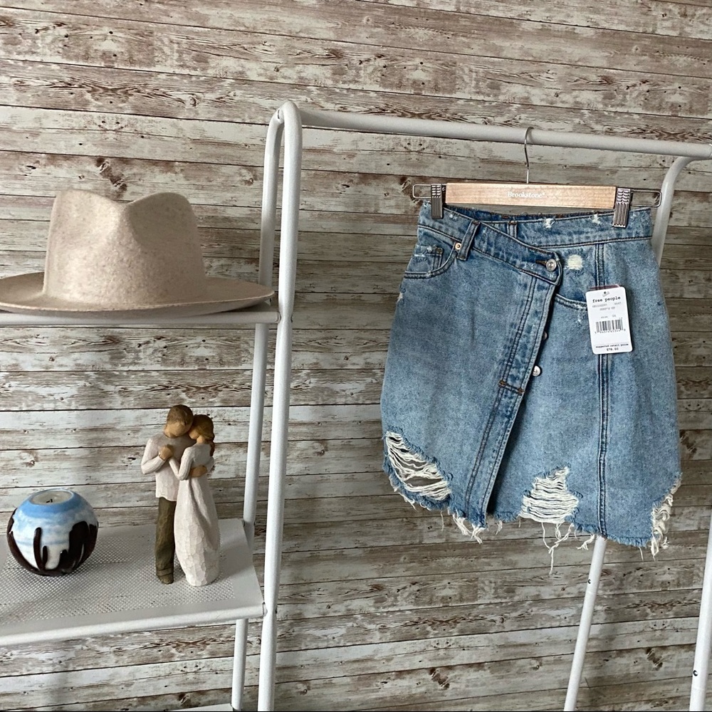 Free People | Wrap Denim Skirt | NWT - Picture 5 of 7